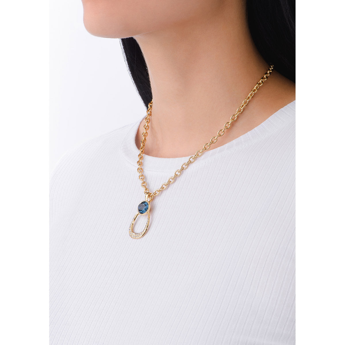 NECKLACE "POTENZA BLU"
