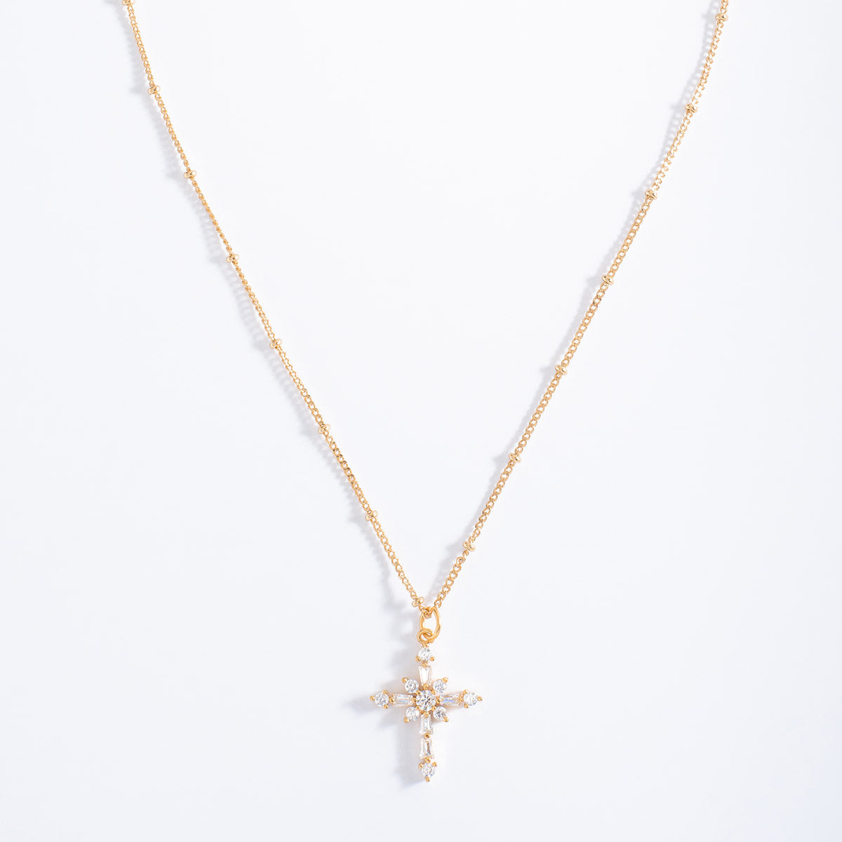 NECKLACE "CROCE CORONATA"
