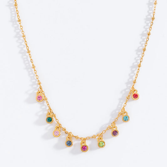 NECKLACE "PERFECT COLOR STONES”