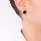 EARRINGS "NERO TONDO"