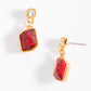 EARRINGS "BELLISSIMO ROSSO"