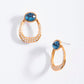 EARRINGS "POTENZA BLU"