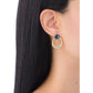 EARRINGS "POTENZA BLU"