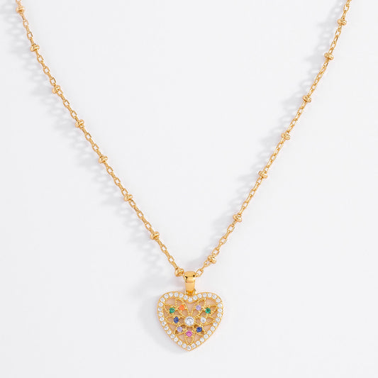 NECKLACE "CUORE COLORATO"