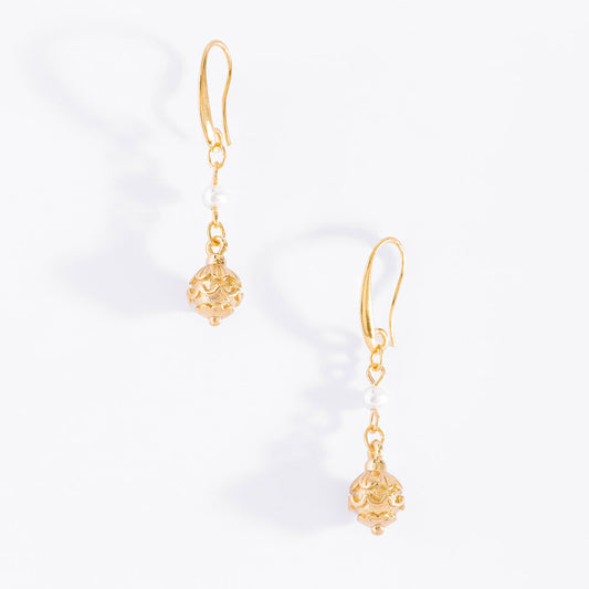 EARRINGS "ORECCHINI A MONACHELLA D'ORO”