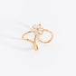RING "FIORE DI CRISTALLO"